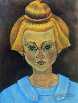 Portrait d’une jeune fille Joan Miro Peinture à l'huile